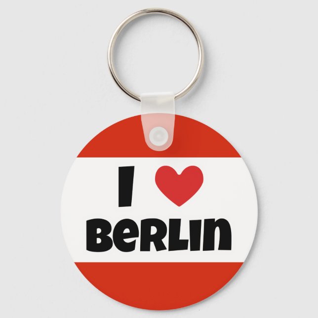 I love Berlin Key Ring (Front)