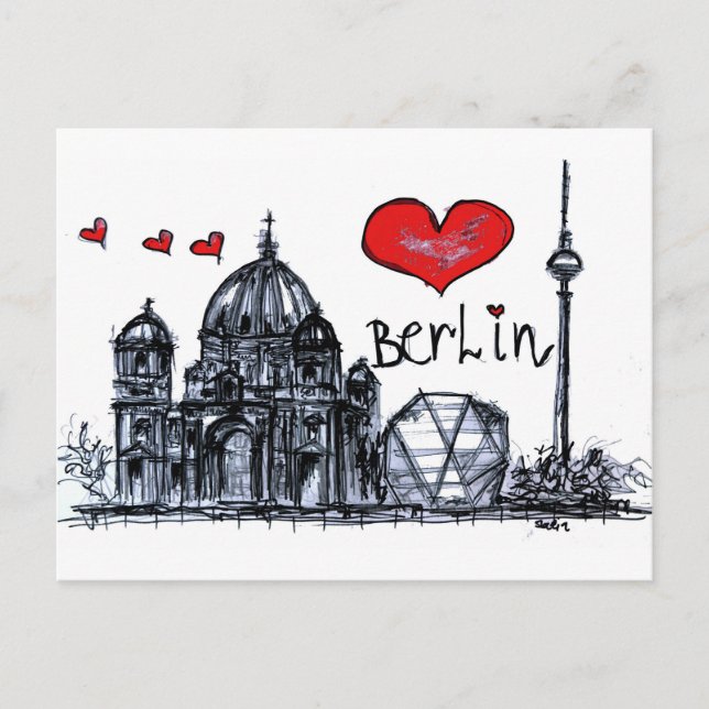 I love Berlin Postcard (Front)