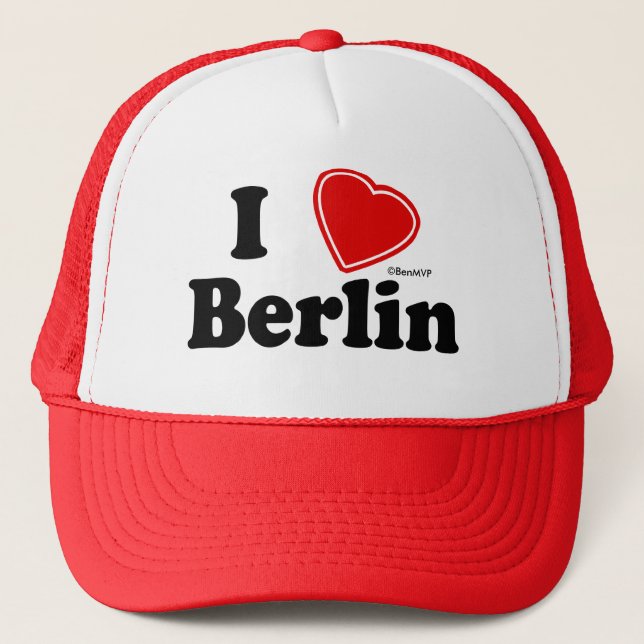 I Love Berlin Trucker Hat (Front)