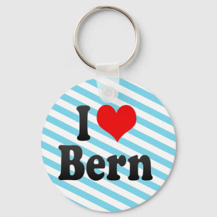 I Love Bern, Switzerland Key Ring
