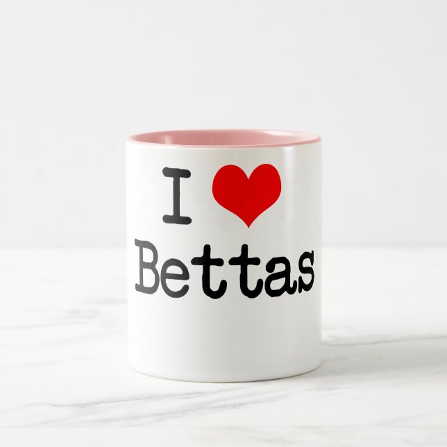 I Love Bettas Mug (Center)