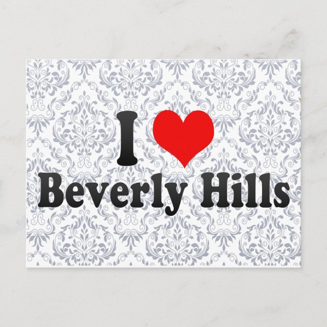 I Love Beverly Hills, United States Postcard (Front)