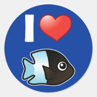 I Love Bicolor Damselfish