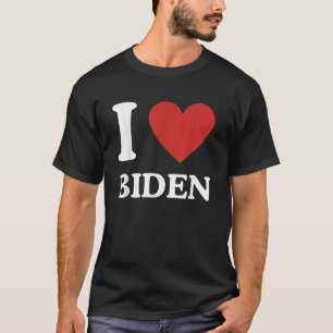 I Love Biden Heart Joe Show Your Support T-Shirt