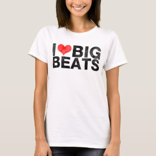 I Love Big Beats Worn T-Shirt