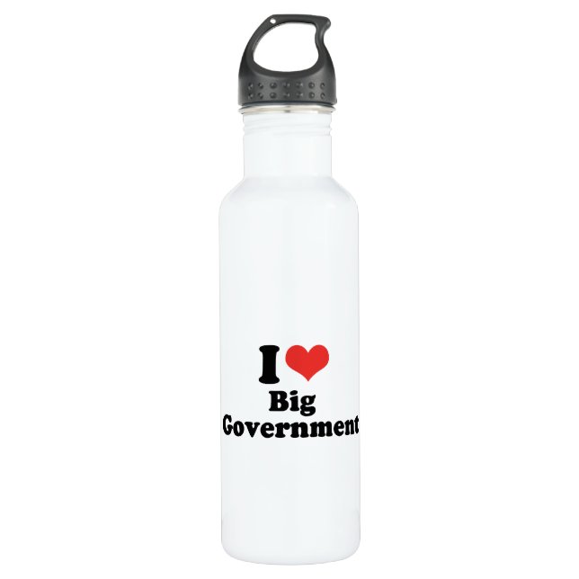 I LOVE BIG GOVERNMENT - .png 710 Ml Water Bottle (Front)