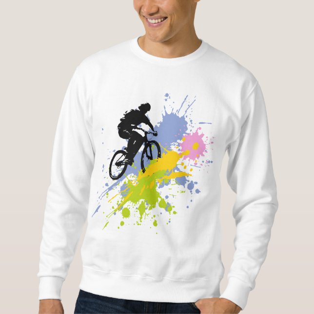 I Love Biking Sweatshirt (Front)