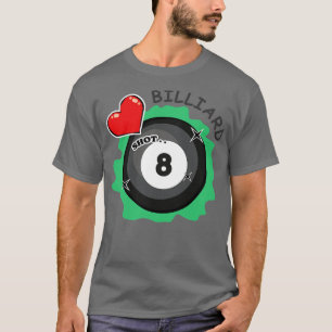 I Love Billiard T-Shirt
