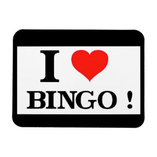 I Love Bingo Magnet