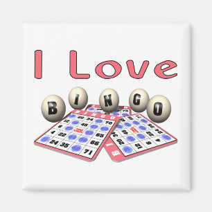 I Love Bingo Magnet