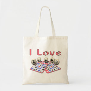 I Love Bingo Tote Bag