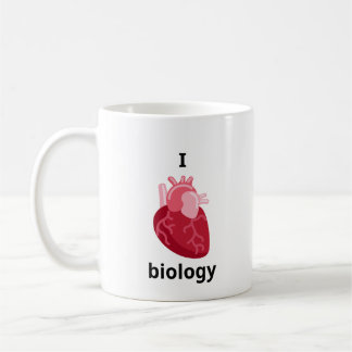 I love biology  coffee mug