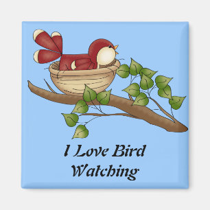 I Love Bird Watching magnet