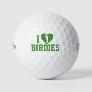 I Love Birdies Golf Balls Personalized Callaway
