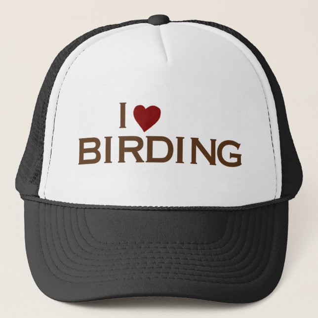 I Love Birding Trucker Hat (Front)
