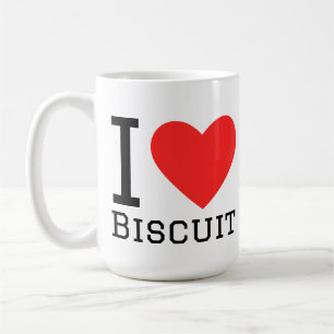 I love biscuit coffee mug