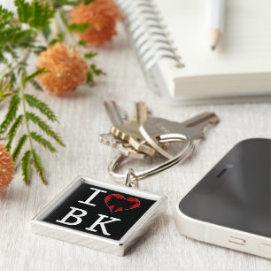 I Love BK Brooklyn Keychain