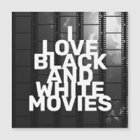 I love black and white movies with film strips