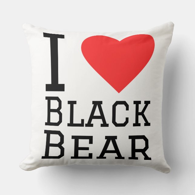 I love black bear cushion (Front)