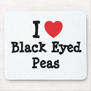 I love Black Eyed Peas heart T-Shirt Mouse Pad