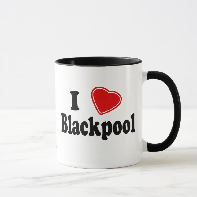I Love Blackpool Mug (Right)