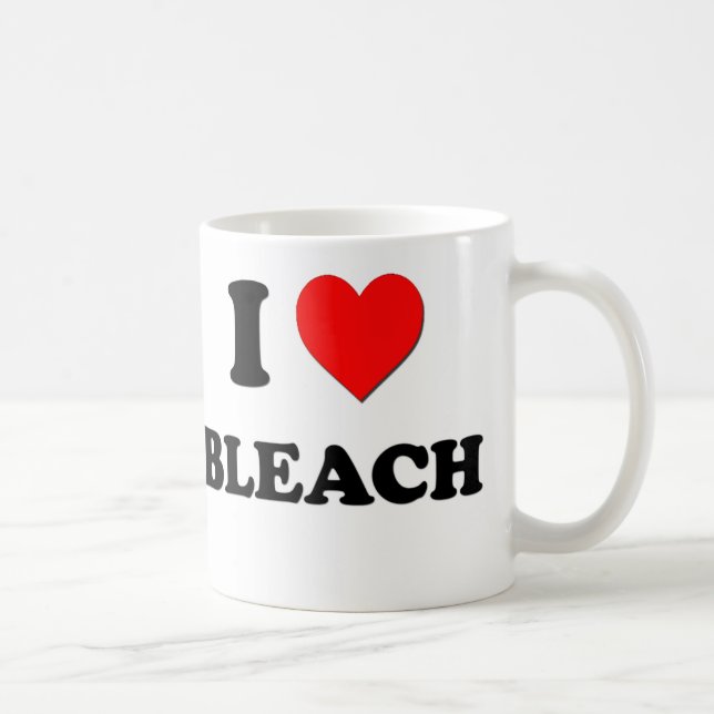 I Love Bleach Coffee Mug (Right)