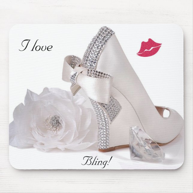 I Love Bling! - Mousepad (Front)