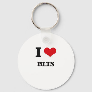 I Love Blts Key Ring