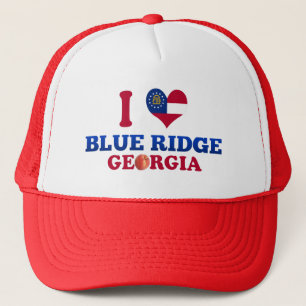I Love Blue Ridge, Georgia Trucker Hat