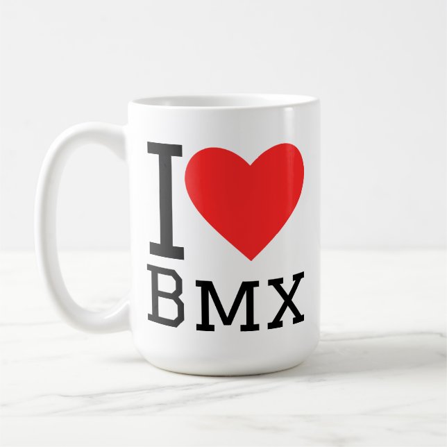 I love bmx coffee mug (Left)