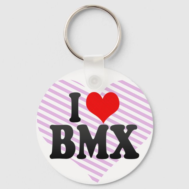 I love BMX Key Ring (Front)
