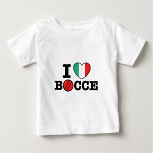 I Love Bocce Baby T-Shirt