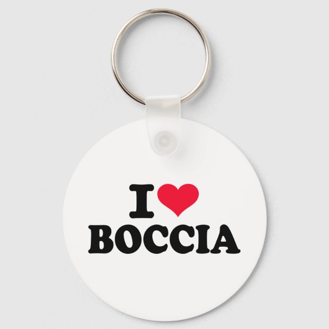 I love boccia key ring (Front)