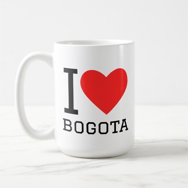 I love bogota  coffee mug (Left)