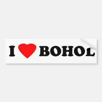 I Love Bohol Bumper Sticker