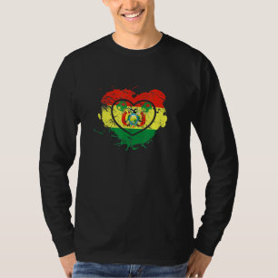 I Love Bolivia I Love Soccer T-Shirt