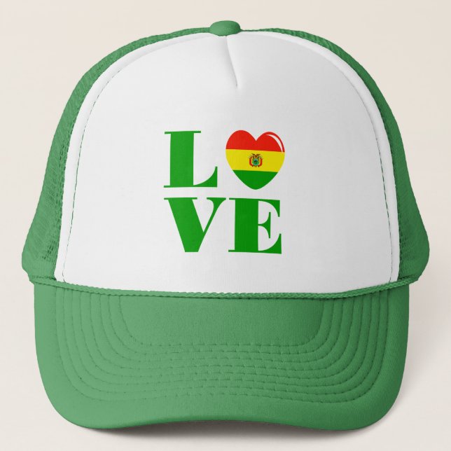 I love Bolivia Trucker Hat (Front)