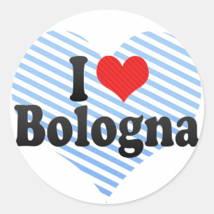 I Love Bologna Classic Round Sticker