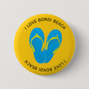 I Love Bondi Beach 6 Cm Round Badge