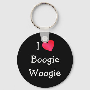 I Love Boogie Woogie Key Ring