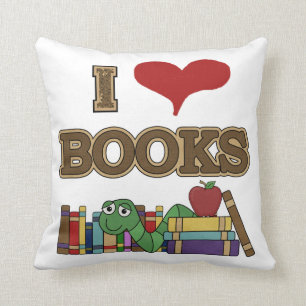I Love Books Cushion