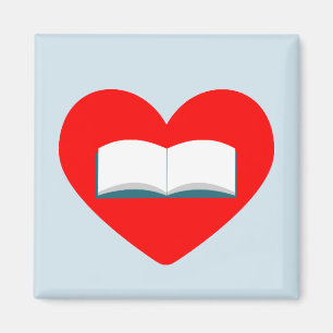 I Love Books Magnet