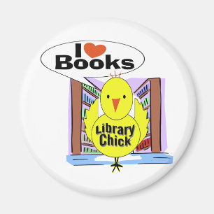 I Love Books Magnet