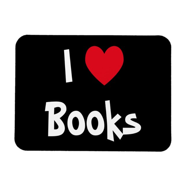 I Love Books Magnet (Horizontal)