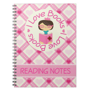 I Love Books Reading Notes Journal