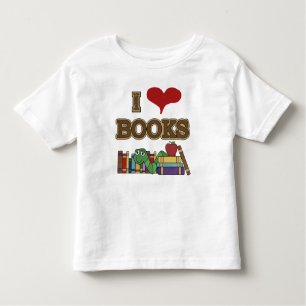 I Love Books Toddler T-Shirt