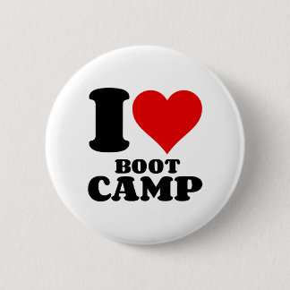 I LOVE BOOT CAMP 6 CM ROUND BADGE