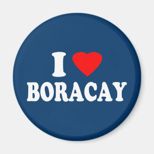 I Love Boracay Magnet