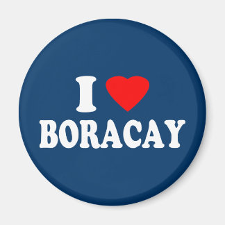 I Love Boracay Magnet