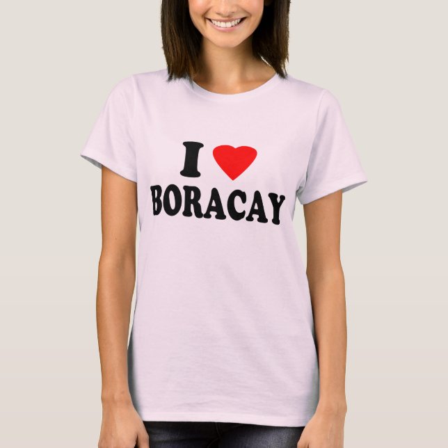 I Love Boracay T-Shirt (Front)